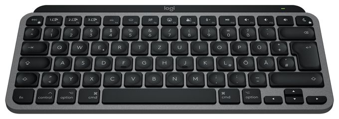 LED Heimbüro Tastatur Bluetooth  MX Keys Mini For Mac (Schwarz, Grau) 