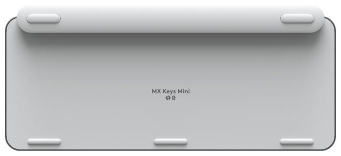 LED Büro Tastatur RF Wireless + Bluetooth 2.4 GHz  MX Keys Mini Minimalist (Grau) 