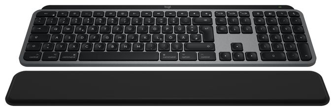 LED Heimbüro Tastatur Bluetooth  MX Keys S Combo for Mac (Grau) 