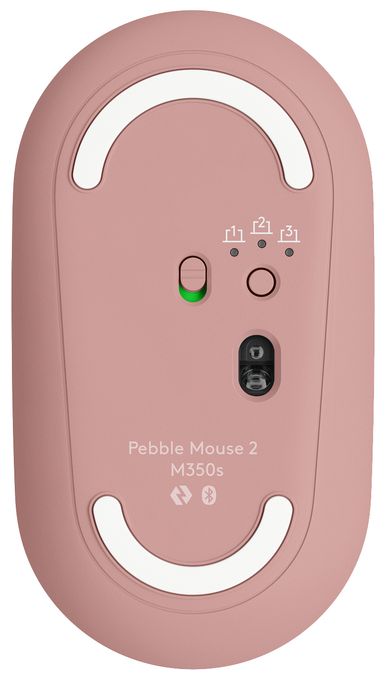 Universal Tastatur RF Wireless + Bluetooth  Pebble 2 Combo (Pink) 