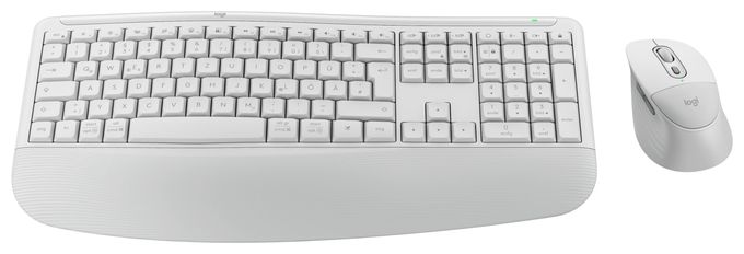 Universal Tastatur RF Wireless + Bluetooth 2.4 GHz  MK880 Signature Comfort Plus Combo (Weiß) 