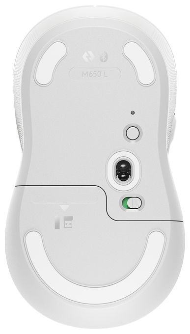 4000 DPI Büro Maus Optisch  Signature M650 (Weiß) 