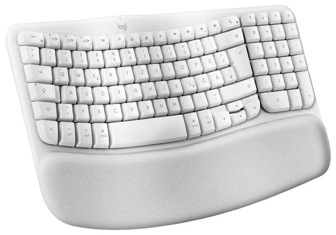 Heimbüro Tastatur Bluetooth  Wave Keys for Mac (Weiß) 