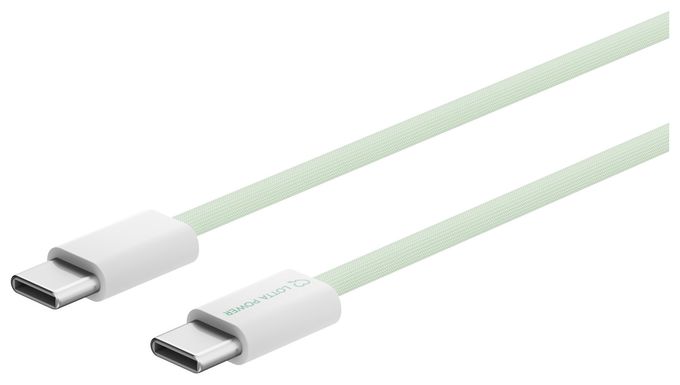 0,48 Gbit/s Stecker Rundkabel USB C auf USB C bis 100 W 1,5 m  Magnetisches Ladekabel (Mint) 