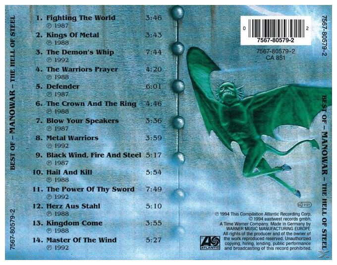 Manowar - Hell Of Steel,The/Best Of... 