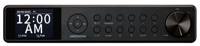Bluetooth DAB+, PLL, UKW Radio Uhr  Life P66750 (Schwarz) 