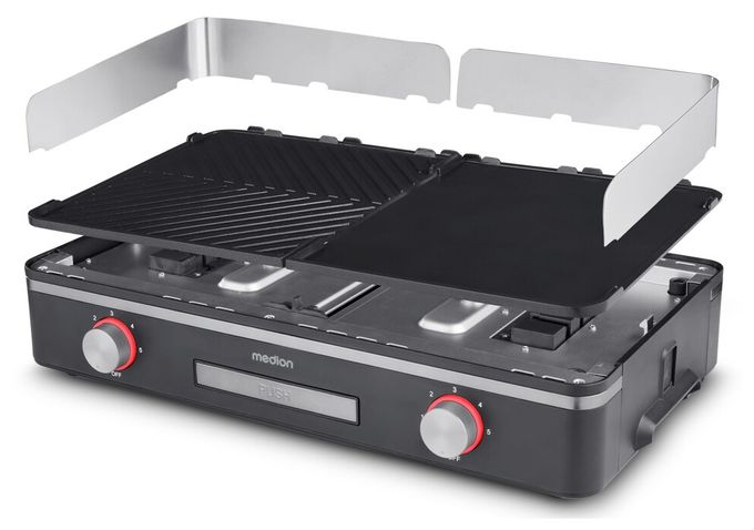 2400 W  MD12027 (Schwarz, Edelstahl) 