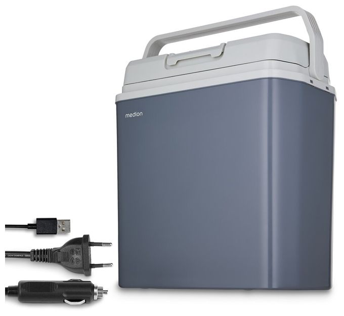 20 l Kühlbox 52 W  MD13011 (Grau, Weiß) 