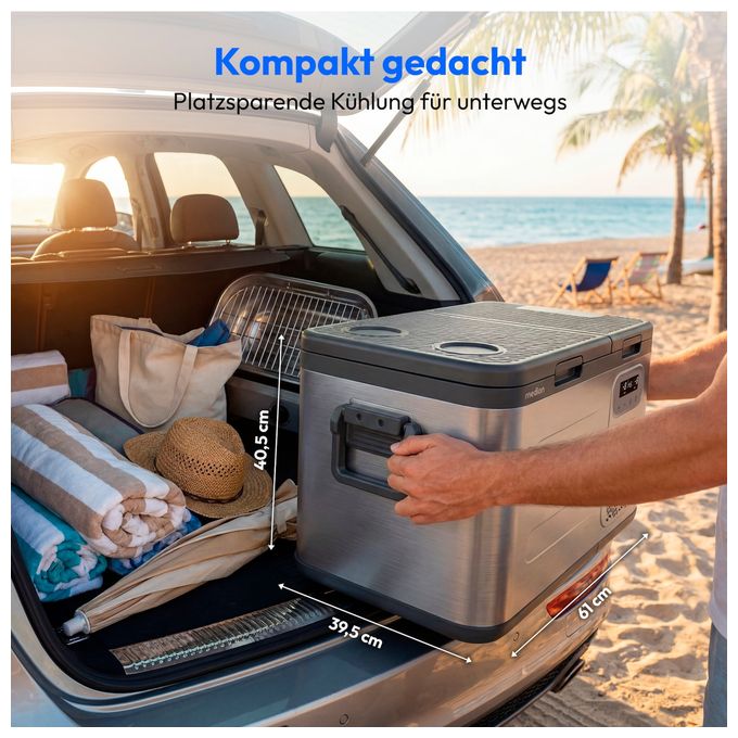 36 l Kühlbox  MD370026 (Schwarz/Grau) 