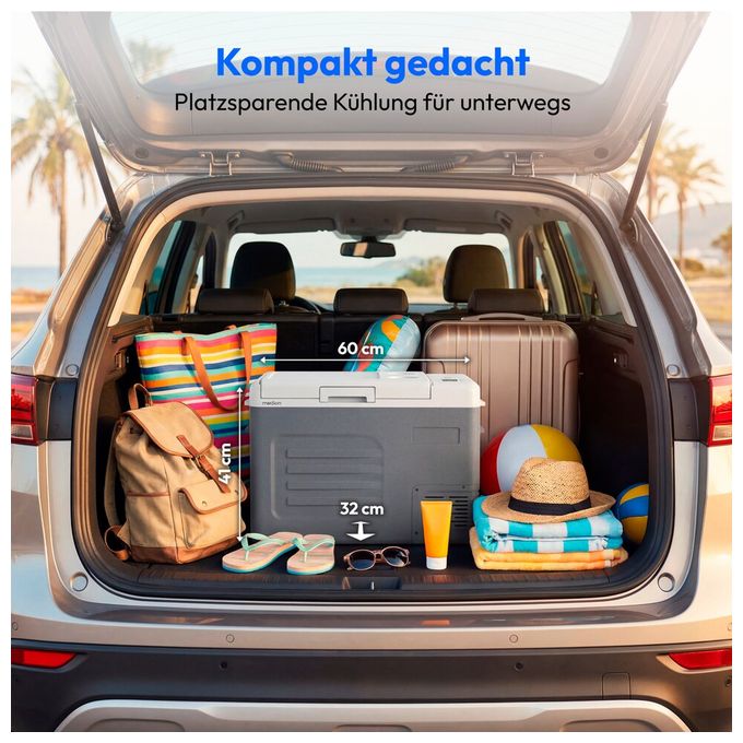 28 l Kühlbox  MD370027 CC28 (Grau, Weiß) 