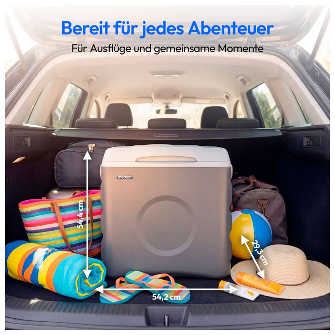 30 l Kühlbox  MD370030 (Silber, Weiß) 