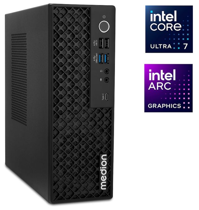 Mini-PC 2,2 GHz Intel Core Ultra 7 1 TB SSD Windows 11 Home Picoworx T80III MD340024 