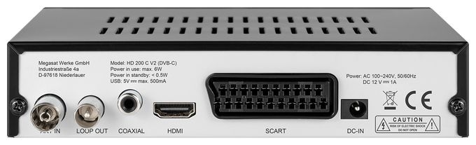 Full HD Single Kabel-Receiver HD200C V2 