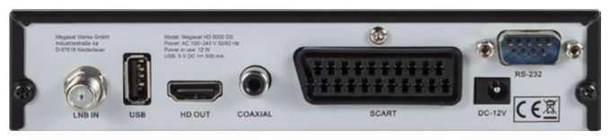Full HD Single Sat-Receiver HD6000DS 