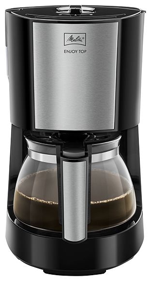10 Tassen Filterkaffeemaschine 1,2 l  1017-13 Enjoy Top (Schwarz) 