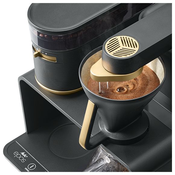 8 Tassen Filterkaffeemaschine 1,0 l  1024-04 Epos (Schwarz/Gold) 