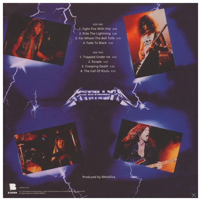 Metallica - Ride The Lightning (Remastered 2016) 