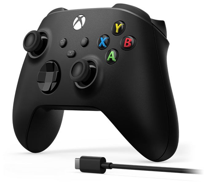 Analog / Digital Gamepad für Android, PC, Xbox One, Xbox Series S, Xbox Series X, iOS  Xbox Wireless Controller (Schwarz) 