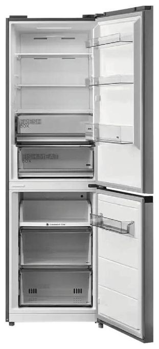 216 l / 118 l Kühl-Gefrierkombi freistehend NoFrost 169 kWh Jahr  MDRB470MGC46I (Edelstahl) 