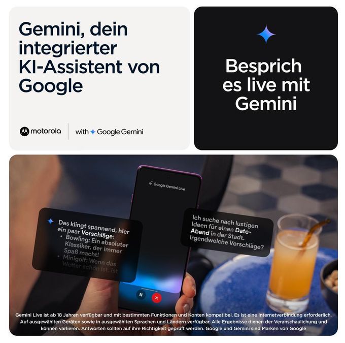 256 GB 5G Smartphone 16,9 cm (6.67 Zoll) Android 50 MP Dreifach Kamera Dual Sim WiFi 6  Edge 60 Pro (Grau) 