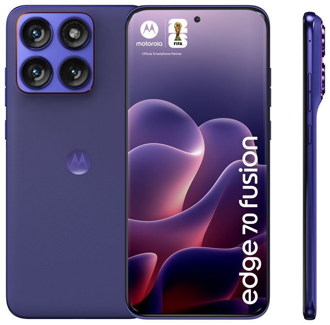 256 GB 5G Smartphone 17,2 cm (6.78") 2,5 GHz Android 50 MP Dual Kamera Dual Sim WiFi 6E (PANTONE Orient Blue) Edge 70 Fusion 