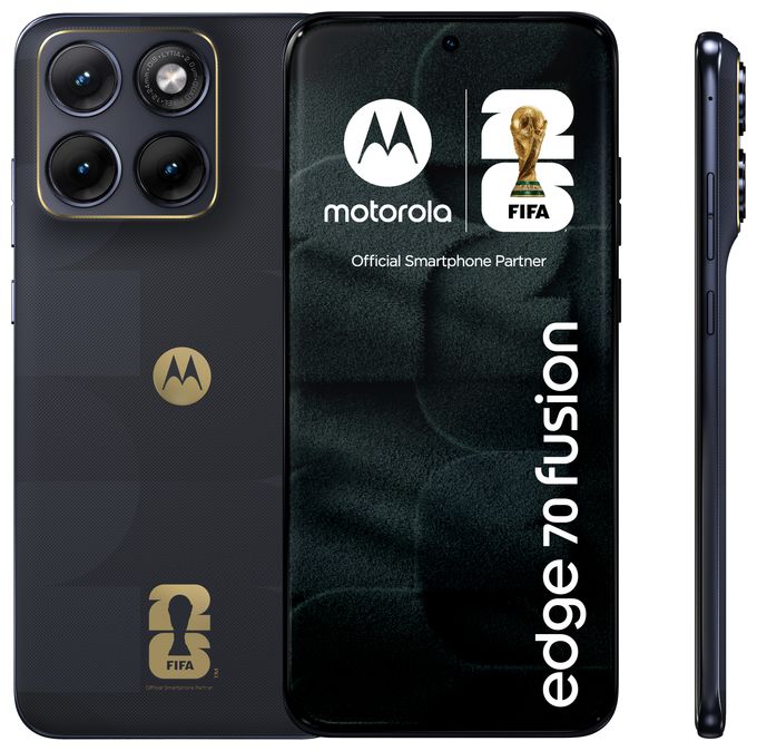256 GB 5G Smartphone 17,2 cm (6.78") Android 50 MP Dual Kamera Dual Sim WiFi 6E (PANTONE Silhouette) Edge 70 Fusion FIFA Edition 