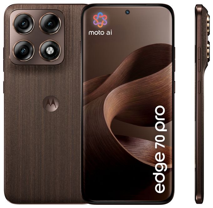 256 GB 5G Smartphone 17,2 cm (6.78") Android 50 MP Dreifach Kamera Dual Sim WiFi 6E (PANTONE Chicory Coffee) Edge 70 Pro 