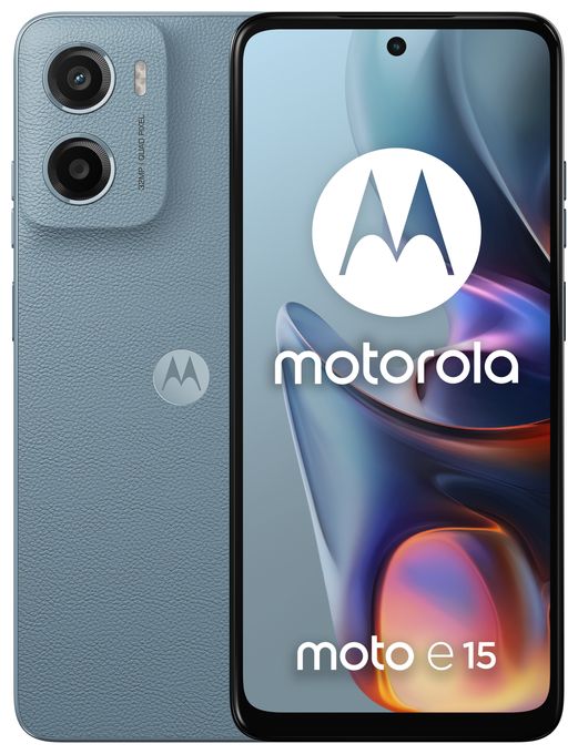 64 GB 4G Smartphone 16,9 cm (6.67 Zoll) 2,0 GHz Android 32 MP Einzelne Kamera Kamera Dual Sim WiFi 5  Moto E15 (Blau) 