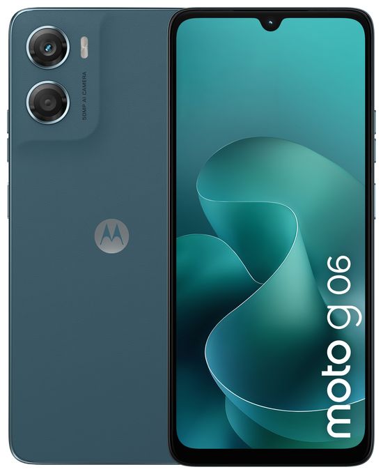 256 GB 4G Smartphone 17,5 cm (6.88") 1,7 GHz Android 50 MP Einzelne Kamera Kamera Dual Sim WiFi 5 (Tapestry) Moto G06 