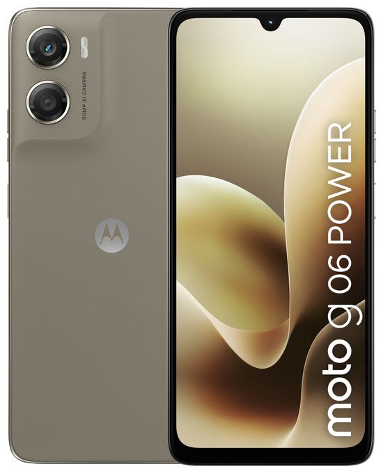 64 GB 4G Smartphone 17,5 cm (6.88") 1,7 GHz Android 50 MP Einzelne Kamera Kamera Dual Sim WiFi 5 (Laurel Oak) Moto G06 Power 