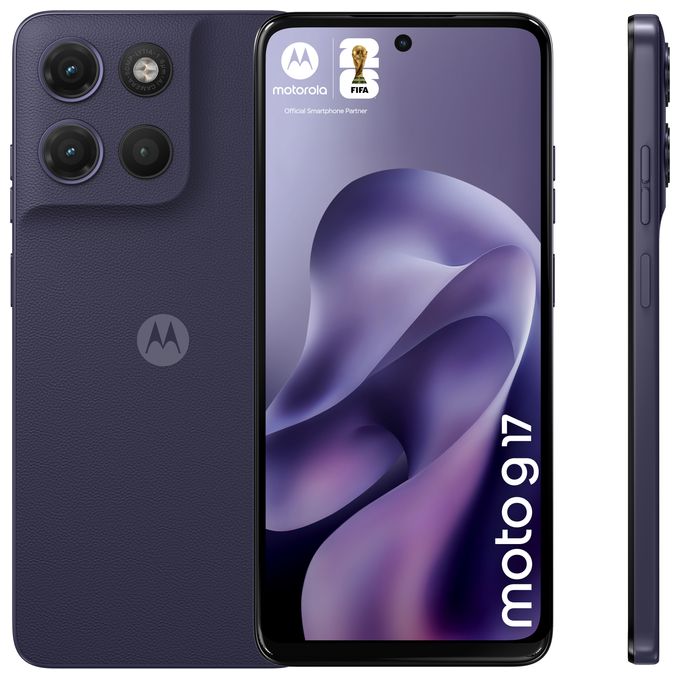 128 GB Smartphone 17,1 cm (6.72") 2,0 GHz Android 50 MP Dual Kamera Dual Sim WiFi 5 (PANTONE Evening Blue) Moto G17 