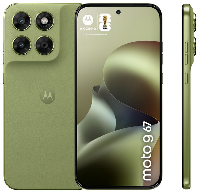 128 GB 5G Smartphone 17,3 cm (6.8 Zoll) 2,4 GHz Android 50 MP Dual Kamera Dual Sim WiFi 5 (PANTONE Nile) Moto G67 