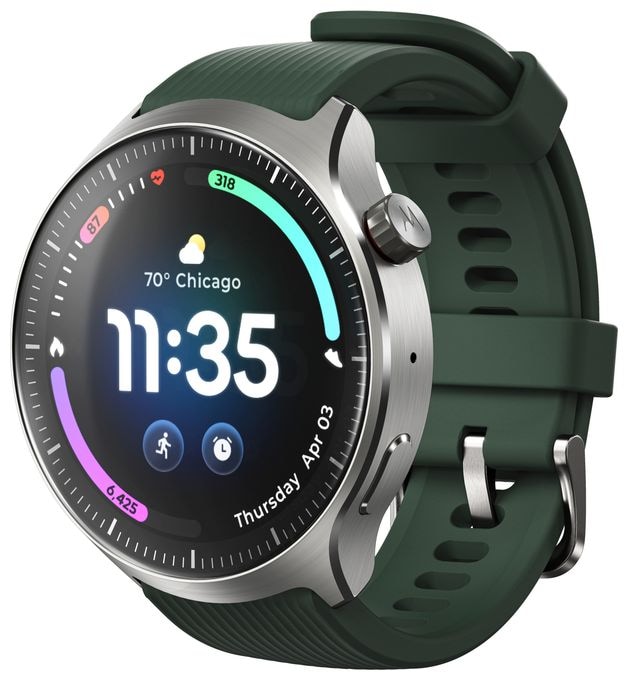 46 mm  Smartwatch Rund IP68 4G  Moto Watch Ultra (Edelstahl) 