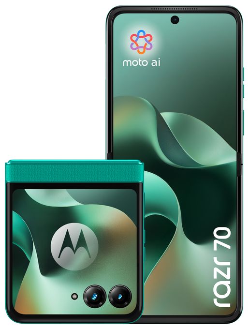 256 GB 5G Smartphone 17,5 cm (6.9 Zoll) Android 50 MP Dual Kamera Dual Sim WiFi 6E (PANTONE Sporting Green) Razr 70 