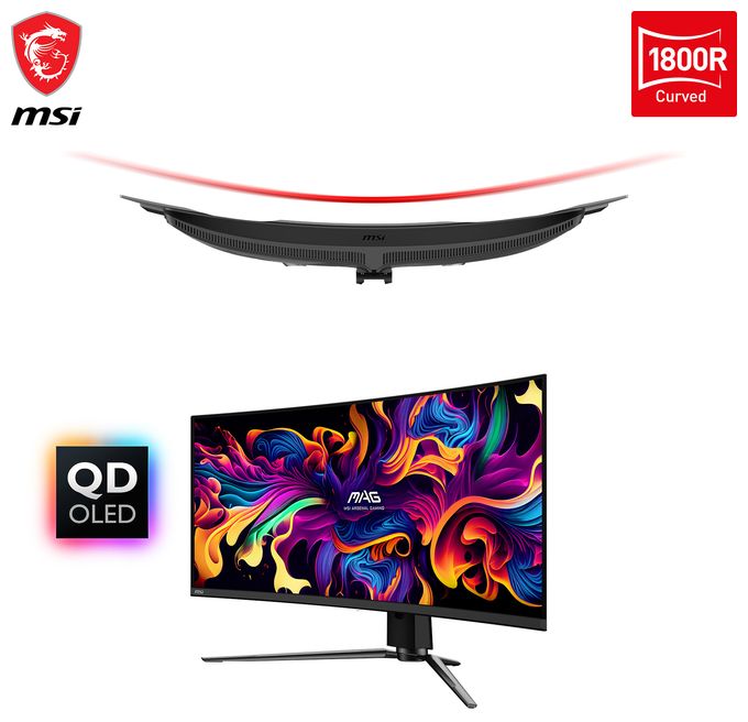Quad HD Monitor 86,4 cm (34 Zoll) 21:9 0,03 ms  MAG 341CQPDE (Schwarz) 