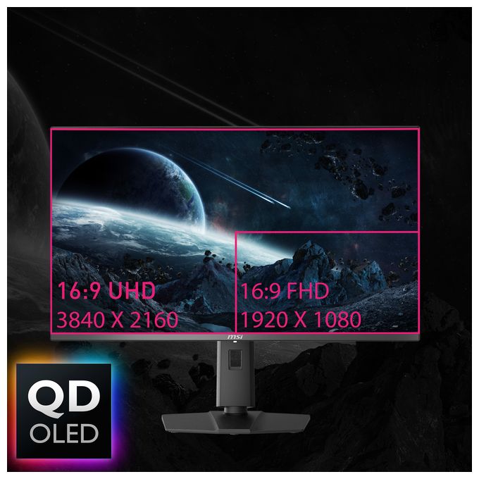 4K Ultra HD Monitor 80 cm (31.5 Zoll) 16:9 1 ms 250 cd/m²  MPG 321URXDE QD-OLED (Schwarz) 