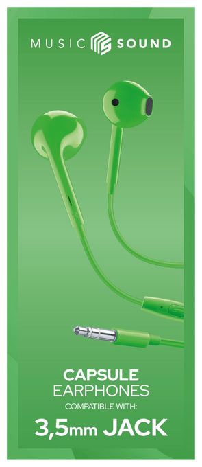 In-Ear Kopfhörer Kabelgebunden  Color (Grün) 