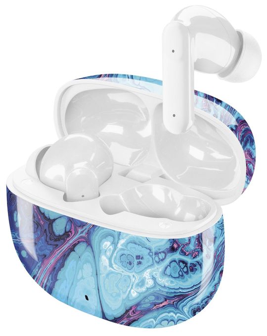 In-Ear Bluetooth Kopfhörer Kabellos TWS 5 h Laufzeit  Fancy (Hellblau) 