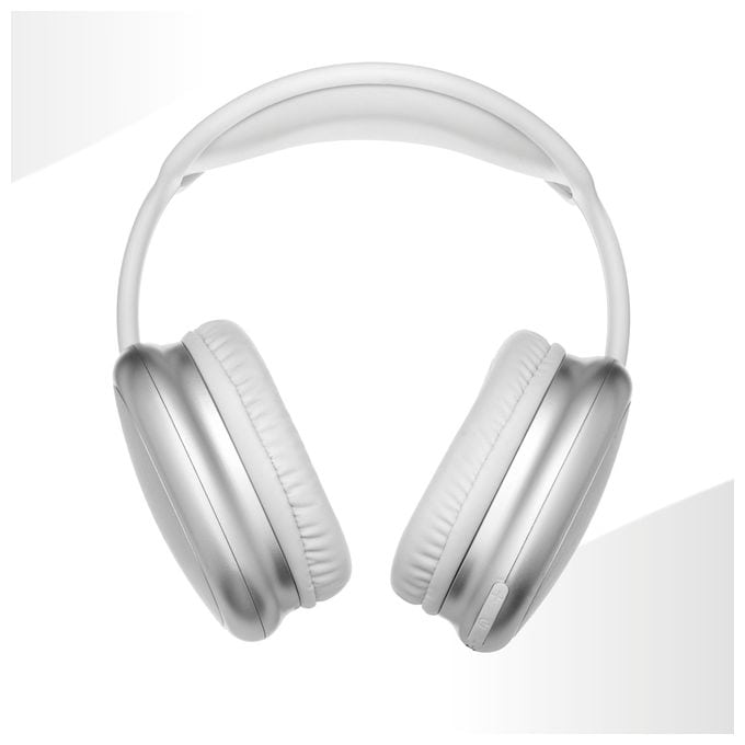 Over Ear Bluetooth Kopfhörer kabellos 22 h Laufzeit USB Typ-C  Maxi2 (Weiß) 