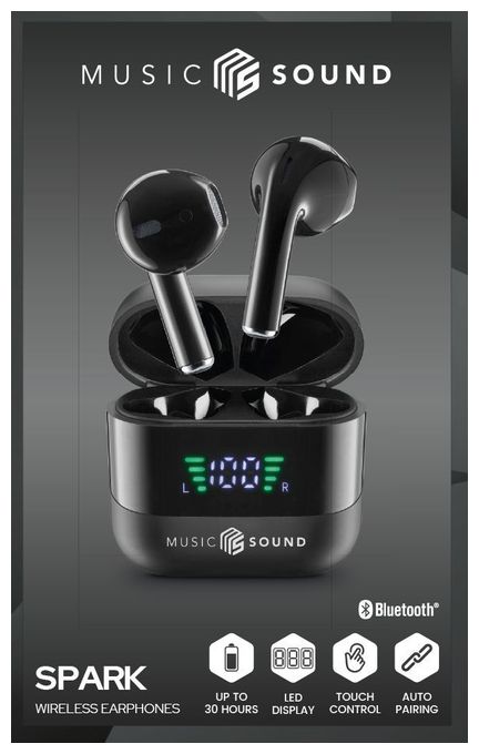 In-Ear Bluetooth Kopfhörer Kabellos TWS  Spark (Schwarz) 