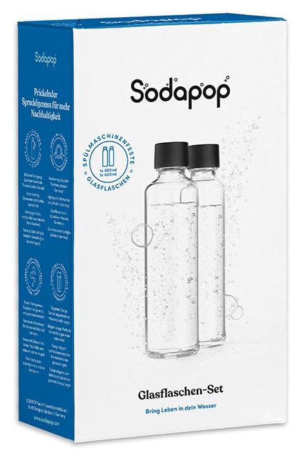 Glas Karbonisiererflasche Logan 10026033 Glasflaschen-Set Logan 