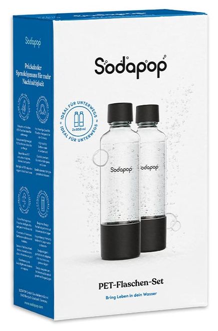 PET Karbonisiererflasche 850 ml Logan 10026034 Logan PET-Flasche (2 x 0,85l) 