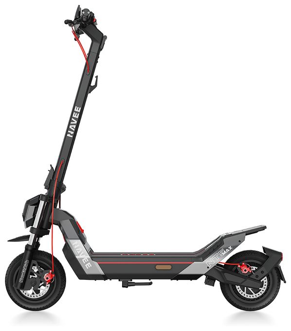 1600 W E-Scooter 1275 Ah 83 km Reichweite 32,7 kg  NT5 Max (Grau) 