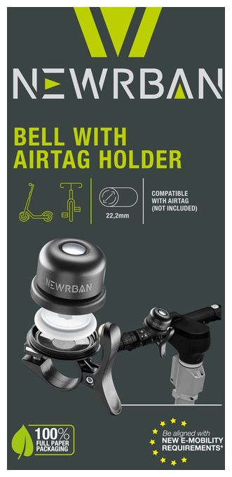 BELL WITH AIRTAG HOLDER 