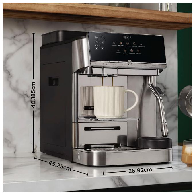 Kaffeevollautomat 15 bar 2,0 l AutoClean  AE1001EU AutoBarista (Silber) 