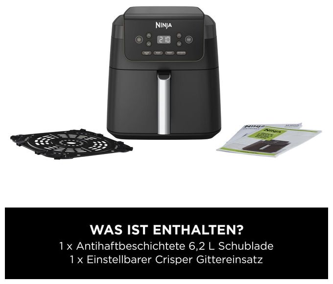 Heißluftfritteuse 6,2 l 2000 W  AF170EU (Schwarz) 