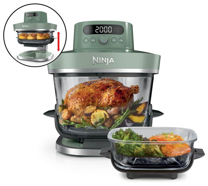 Heißluftfritteuse 5,7 l 2000 W  AS090EUGN Crispi Pro 5-in-1 (Grün) 