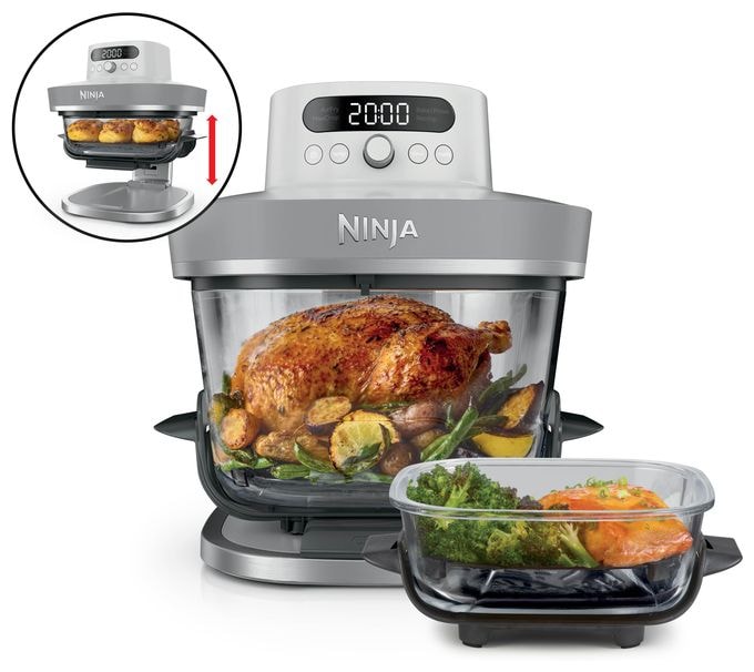 Heißluftfritteuse 5,7 l 2000 W  AS090EUWH Crispi Pro 5-in-1 (Weiß) 