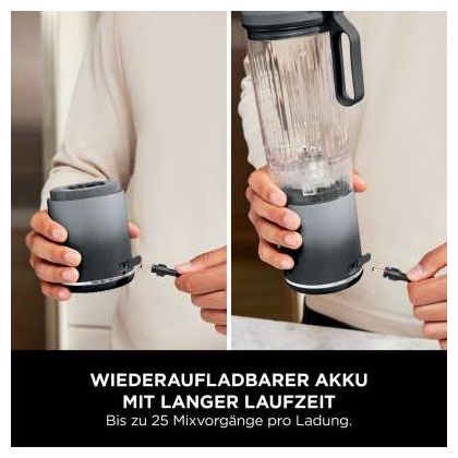 0,57 l Standmixer 3 Geschwindigkeiten  BC251EU Blast Max (Grau, Transparent) 