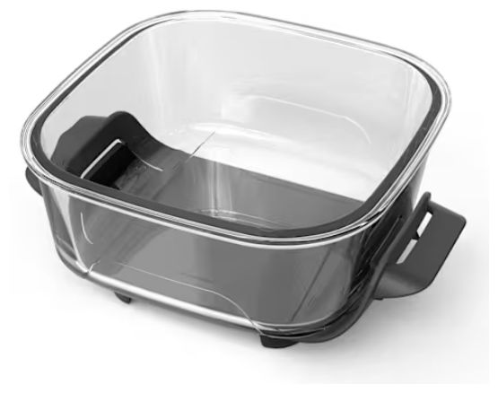 Container Quadratisch 1,4 l Glas  Crispi TempWare Glasbehälter (Transparent) 